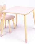 Bunny Shaped Wooden Chair for Children