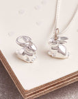 Bunny Rabbit Silver Charm