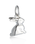Bunny Rabbit Silver Charm