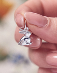 Bunny Rabbit Silver Charm