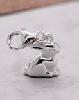 Bunny Rabbit Silver Charm