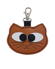 Colourful Cat Bag Charm - Burnt Orange
