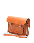 Handmade Leather Satchel - Burnt Orange