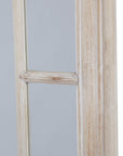 Oversized Distressed Wood Frame Mirror | Rustic Wall Decor
