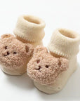 Boucle Teddy Slipper Socks For Little Feet