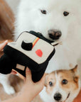 Instant Camera dog enrichment toy