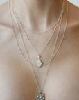 Morning Star Necklace Silver