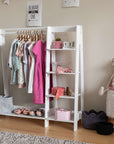 Toddler Clothing Rack with Shelves
