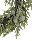 Winter Frosted Pine and Eucalyptus Wreath