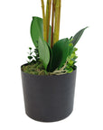 Artificial Deluxe Bush Orchid White 85cm Bush Orchid Lots of Flowers Botanik-2