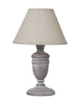 Elegant Metis Urn Table Lamp | Linen Shade Lighting