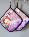Grotesque Pinup Art Pot Holder for the Kitchen