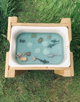 Premium Sensory Table for Kids - Durable Pine Wood Montessori Learning Toy for Sand, Water, and Creative Play by Vincabel's Playground at brixbailey.com