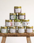 Amber & Sweet Honey Candle in a Matt Gold Tin