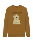 Golden Retriever Vibes: Sustainable Men’s Sweatshirt