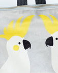 Velvet & Polyester Cockatoo Backpack - Laptop Friendly