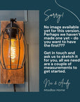 Caged Wall Light Sconce