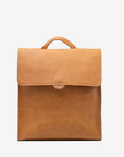 Leather backpack - Fibonacci (Camel)