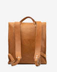 Leather backpack - Fibonacci (Camel)