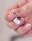Vintage Camera Personalised Silver Charm