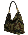 Camouflage Calf Hair Leather Bag – Elegant & Versatile by Sostter at brixbailey.com