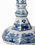 Rijksmuseum Delft Blue and White Candle Holders (Pair)