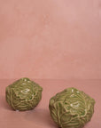 Green Cabbage Candle Holder