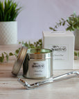 Citrus Zing - Travel Tin Candle - Wooden Wick