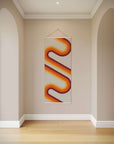 Vintage Retro Lines Tapestry