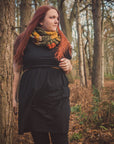 Black Breastfeeding Dress | Black Nursing Dress | Cotton Feeding Dress