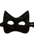 Sparkling Black Cat Velvet Mask