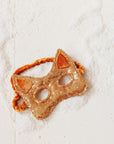 Glittery Gold Cat Mask for Kids