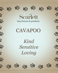 Cavapoo Silver Dog Charm Bracelet