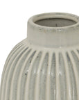 White Ceramic Medium Bell Vase