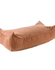 MeowBaby® Pouffe For Children, Rectangular, Corduroy - Brick