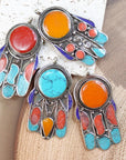 Silver Plated Tibetan Hamsa pendants.