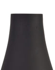 Black Tapered Glass Vase for Modern Homes