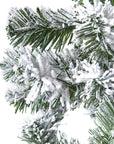 Large Snowy Spruce Christmas Tree 210cm
