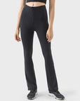 Zipper Detail High Waist Active Pants-0
