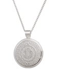 Celtic Mandala Personalised Silver Necklace