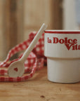 Ceramic Mug Inspired by La Dolce Vita Style