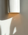 Curve Ceramic Wall Light Off White