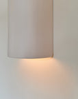 Curve Ceramic Wall Light Off White