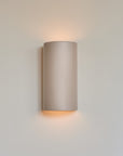 Handmade Ceramic Curve Wall Light Taupe
