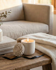 Floral Ceramic Candle