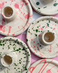 Ceramic Scallop Edge Match Pot Various Styles
