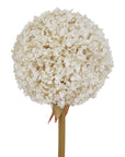 White Allium Faux Flower Stem