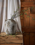 Green Berry Willow Stem with lifelike berries, 105cm tall, rich green artificial foliage for home decor by sostter at brixbailey.com