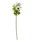 White Anemone Artificial Flower Spray