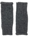 Charcoal Essential Knit Alpaca Gloves